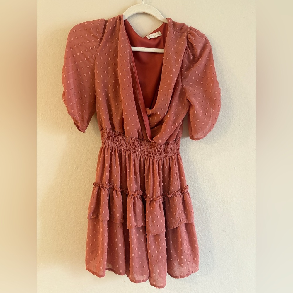 Altar’d State Rose textured dress
